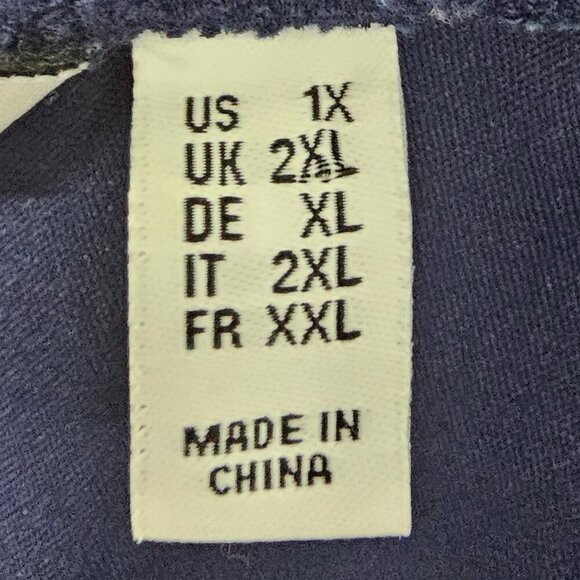 Isaac Mizrahi Live Navy Blue Crochet Lace Pants Boho Crop Festival 1X - Picture 8 of 11